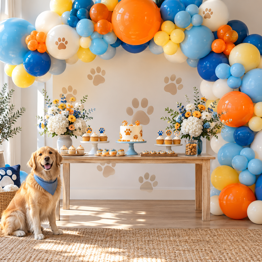Bluey Balloon Arch Colors and Decorating Guide
