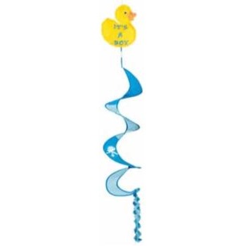 It's a Boy Duckie Wind Spinner, 42 Inches