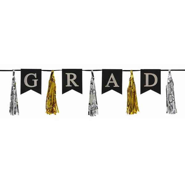 GRAD TASSEL STREAMER 13"X6'6"