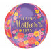 Happy Mother's Day Sweet Florals 16-Inch Orbz Foil Balloon