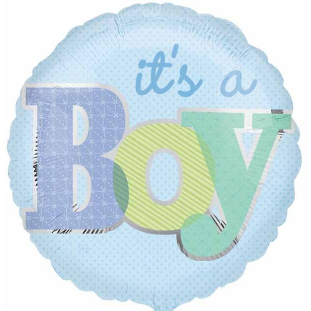 It's a Boy 18 Inch Foil Balloon