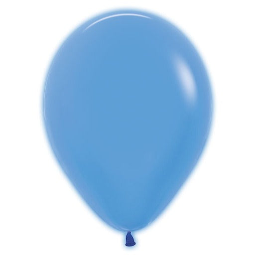 Sempertex Neon Blue 5 Inch Latex Balloons, 50 Pack