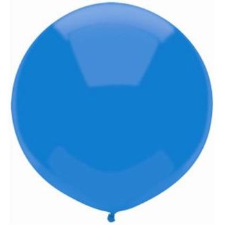 17-Inch Blue Outdoor Display Balloons, 72 Count