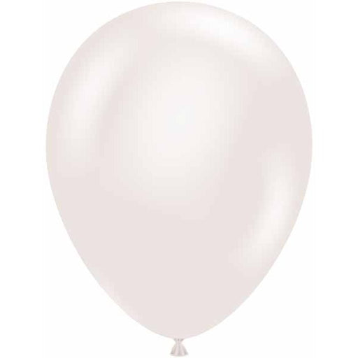 TUFTEX 11-Inch Pearl White Sugar Latex Balloons, 100 Count