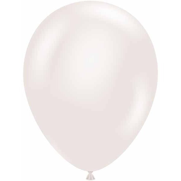 TUFTEX 11-Inch Pearl White Sugar Latex Balloons, 100 Count