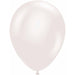 TUFTEX 5-Inch Pearl White Sugar Latex Balloons, 50 Count