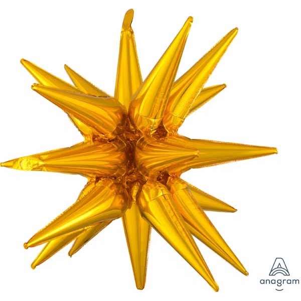 35-Inch Gold Magic Star Foil Balloon