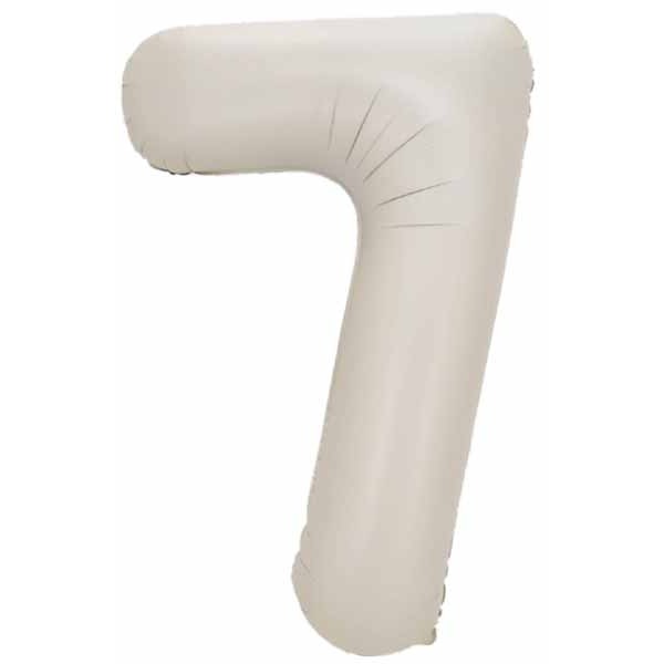 DecoChamp 34" Latte Number 7 Balloon