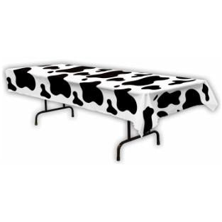 Cow Print Tablecover, 54 x 108 Inches