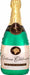 36-Inch Bubbly Wine Champagne Bottle Foil Balloon
