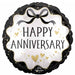 Ribbon Anniversary 18-Inch Round Foil Balloon