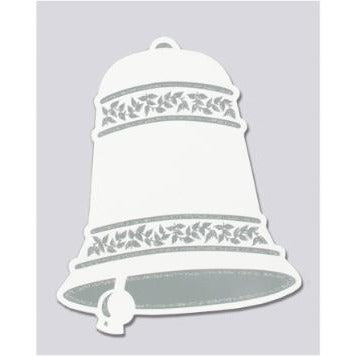 16-Inch White Bell Cutout Decoration