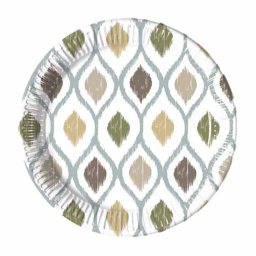 Boho Cells 7.6-Inch Paper Plates, 8 Pack