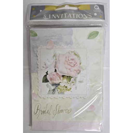 Love in Bloom Bridal Invitations, 8 Pack