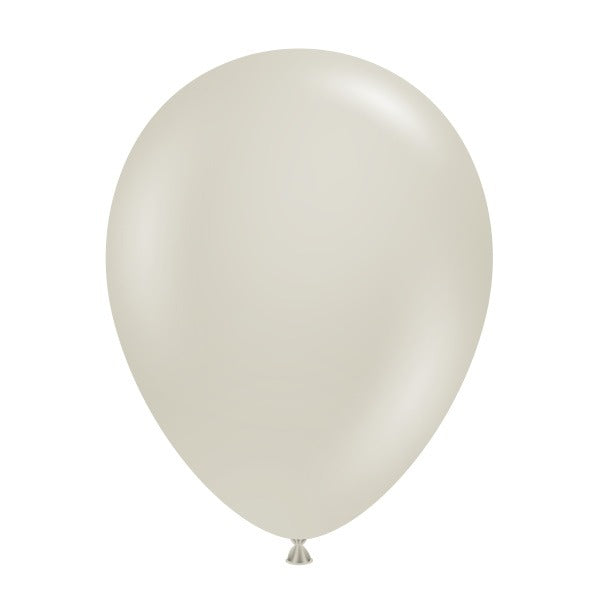TUFTEX 17-Inch Stone Latex Balloons, 50 Count