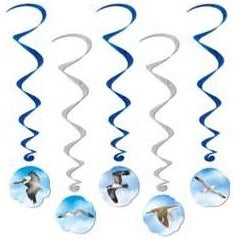 OCEAN BIRD WHIRLS 3' 4" 5/PKG