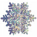3D Prismatic Snowflake Centerpiece, 10 Inch