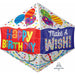 21" Happy Birthday Make a Wish Anglez Foil Balloon