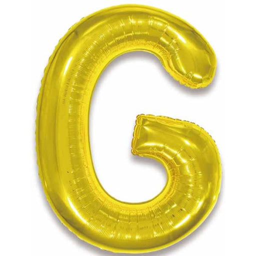 Gold Letter G Foil Balloon, 34 Inch