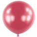 Anagram Satin Luxe Pomegranate 24-Inch Latex Balloons, 4 Count