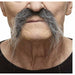 Black and Grey Costume Moustache