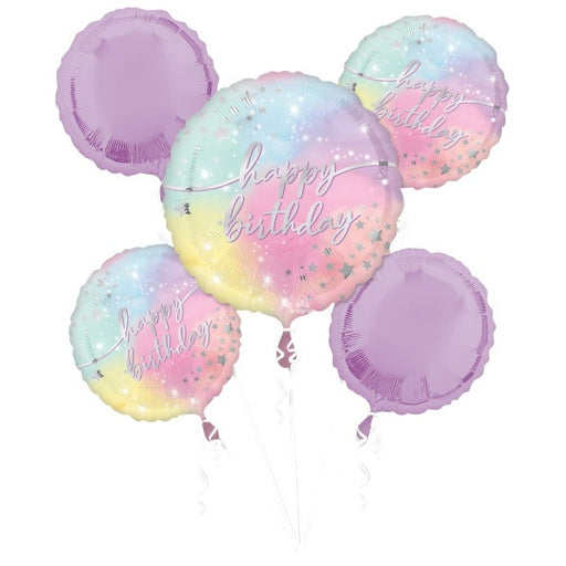 Luminous Birthday Foil Balloon Bouquet