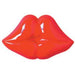 16-Inch Red Plastic Hot Lips Decoration