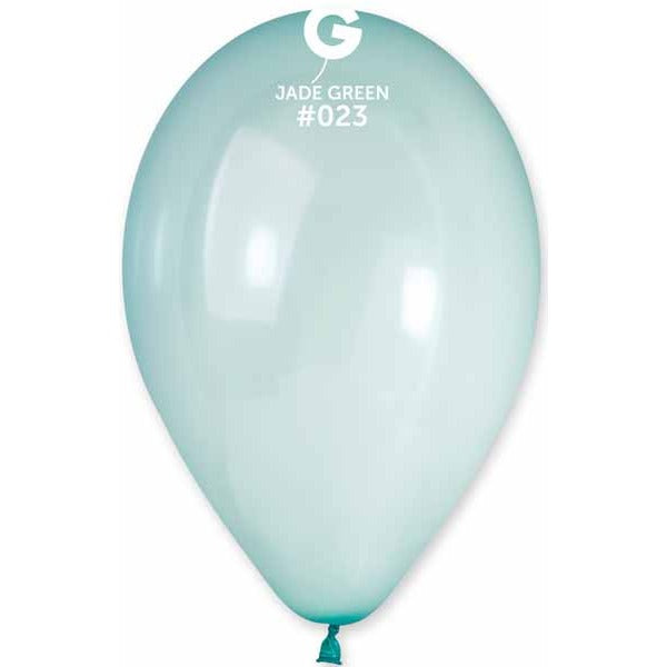 Gemar 13" Pastel Jade #023 Latex Balloons, 50 Count