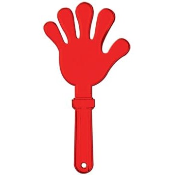Giant Red Hand Clapper, 15 Inch