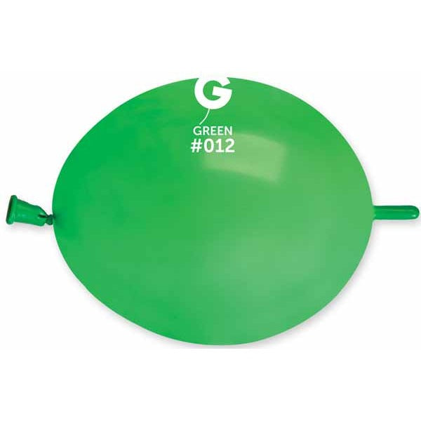 Gemar Glink 13" Green #012 Latex Balloons, 50 Pack