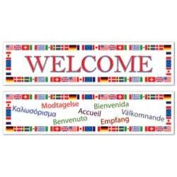 INTERNATIONAL 5' WELCOME BANNERS 2/PK