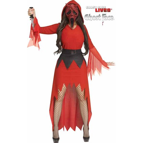 Bling Devil Face Adult Costume, M/L
