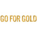 GO FOR GOLD STREAMER GOLD 7"X5' 1/PK