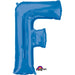 32-Inch Blue Letter F Balloon