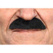 Black Self-Adhesive Costume Moustache, 7 cm x 2.5 cm