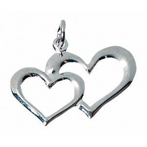 3/4-Inch Heart Charms, 24 Count