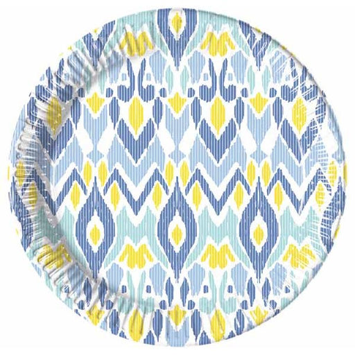Ethnic Design 7.6-Inch Paper Plates, 8 Pack