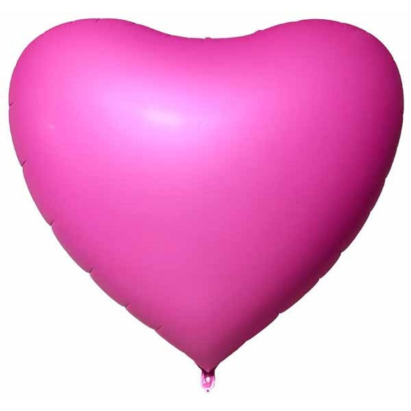 DecoChamp DecoHeart Pink Heart Foil Balloon, 68 Inch