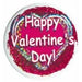 Happy Valentine's Day Laser-Etched Button