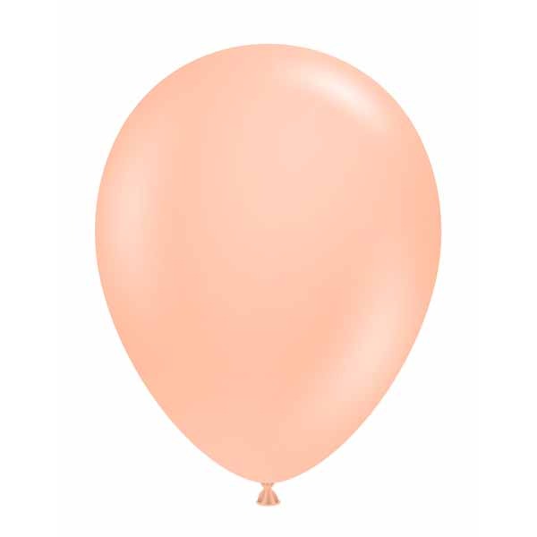 TUFTEX Cheeky Pastel Orange 17-Inch Latex Balloons, 50 Count