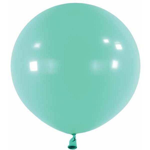 Anagram Robin's Egg Blue 24-Inch Latex Balloons, 4 Count