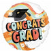 Groovy Congrats Grad 18" Round Foil Balloon