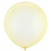 Crystal Pastel Yellow 24" Latex Balloons, 10 Pack