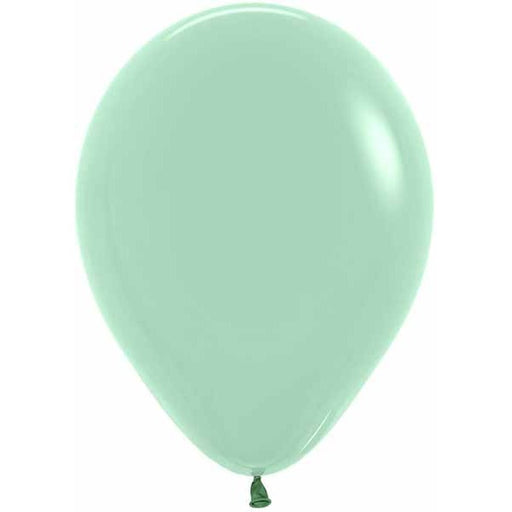 Sempertex Pastel Green Tea 11" Latex Balloons, 50 Pack