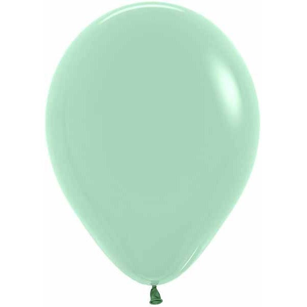 Sempertex Pastel Green Tea 11" Latex Balloons, 50 Pack