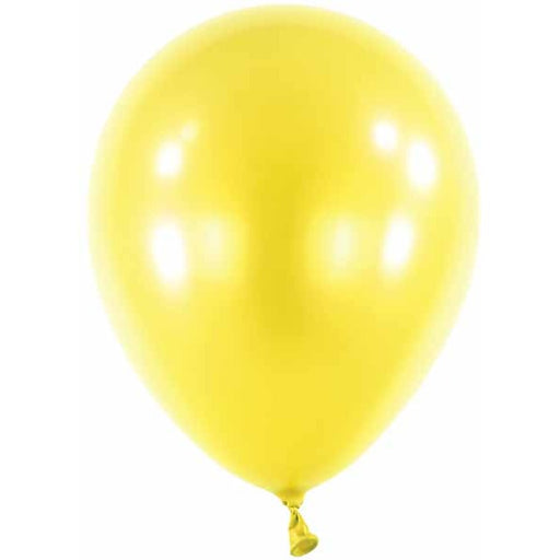 Anagram 5" Metallic Yellow Sun Latex Balloons, 100 Count