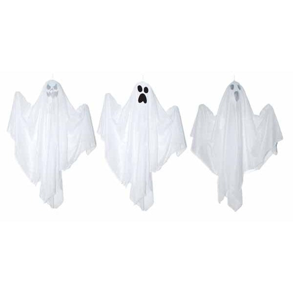 18-Inch Hanging Ghost Halloween Decoration, Assorted Styles