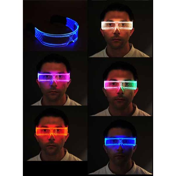 LED Cyber Visor with 3 Light Modes
