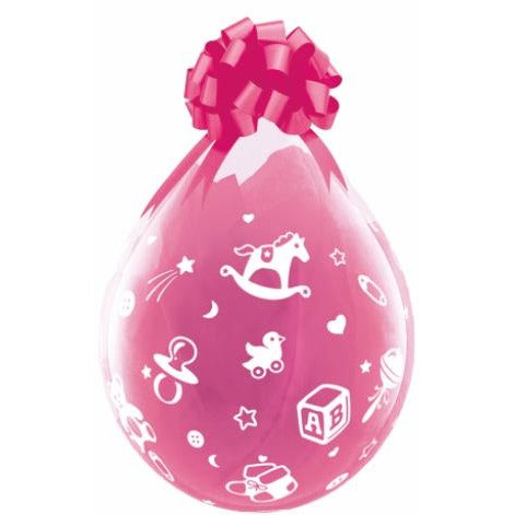 Baby's Nursery 18-Inch Clear Latex Stuffing Balloons, 25 Count