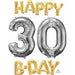 HAPPY "30" BDAY CI: BUNCH GD/SR P75 PKG